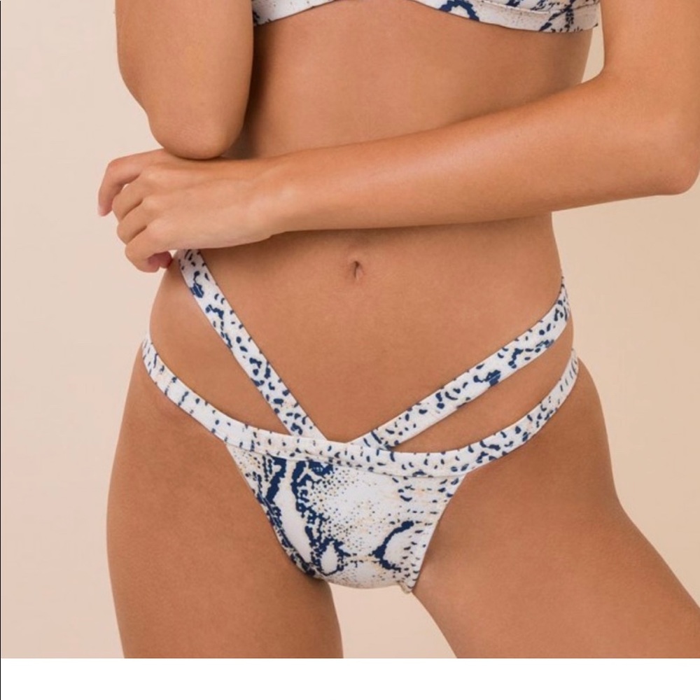 Snakeskin Bikini Bottom